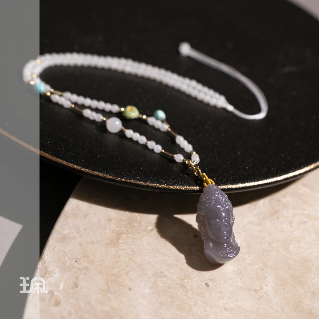 [项链/皓月恒]和田玉YPB25121206多样性发其一