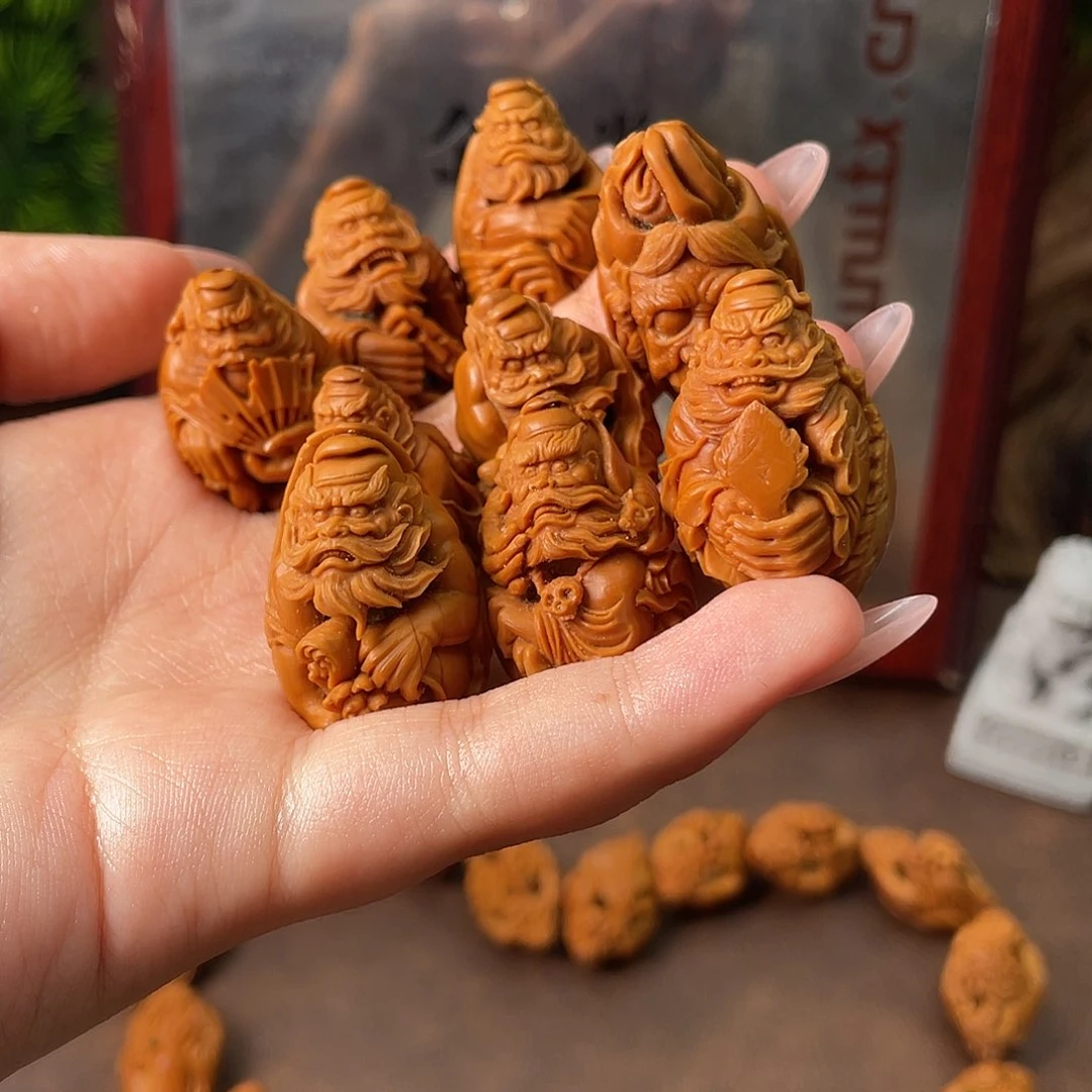 橄榄核手串/手链启*钟馗捉鬼
