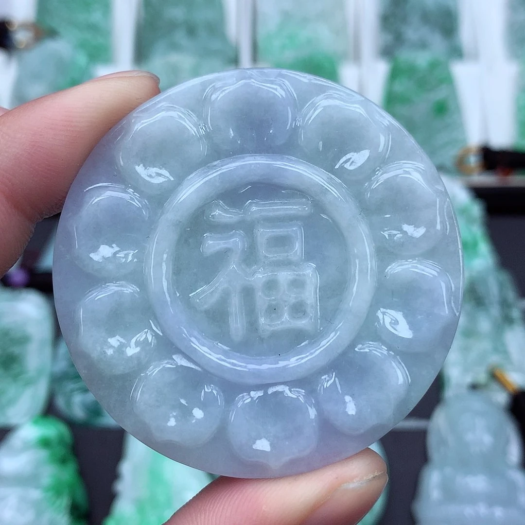 翡翠颈饰未镶嵌翡翠吊坠