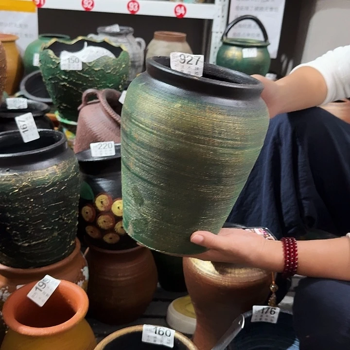 金绿坛子927高度23口径15