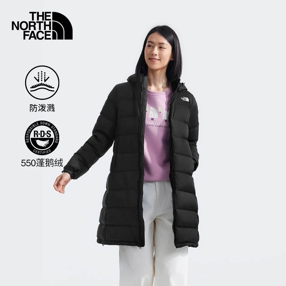 【经典款】北面羽绒服女鹅绒防泼水户外TheNorthFace|4U7U