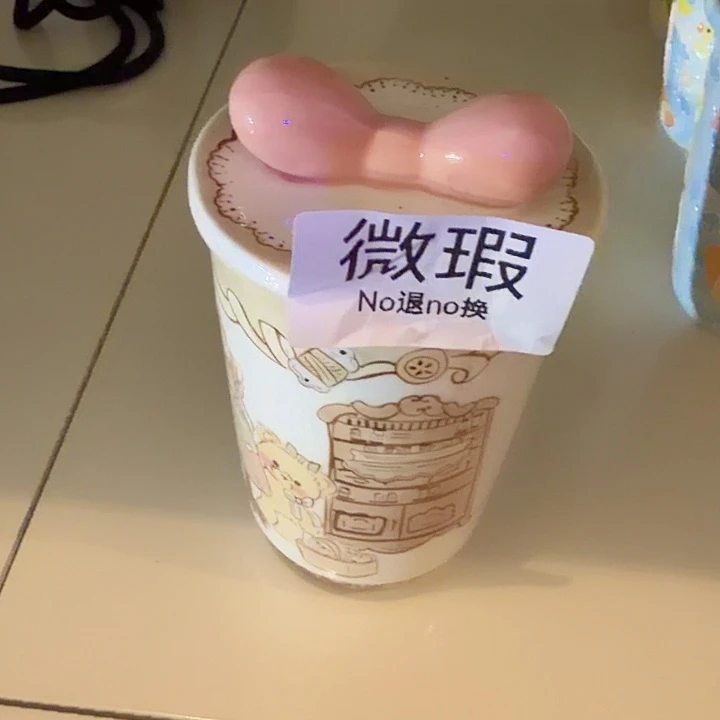 摆件陶不退不换卡通手绘