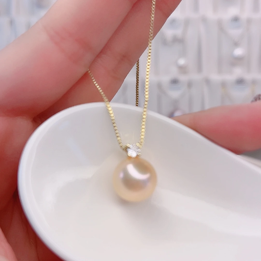 淡水珍珠未镶嵌吊坠(赠链)