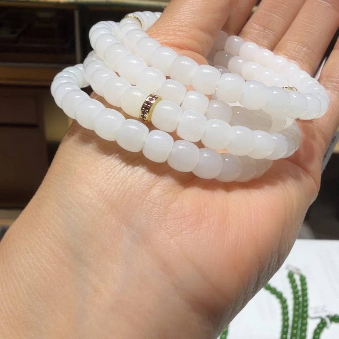 和田玉未镶嵌手链