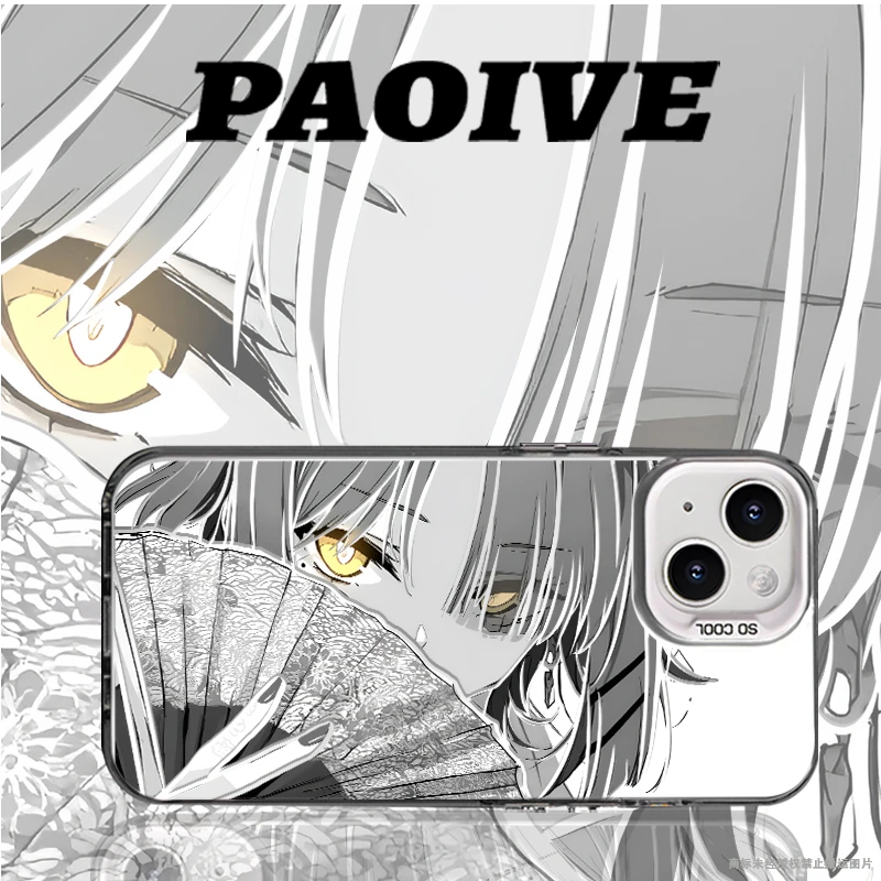 山田凉创意适用苹果华为vivoiPhone小米三星防摔彩银手机壳