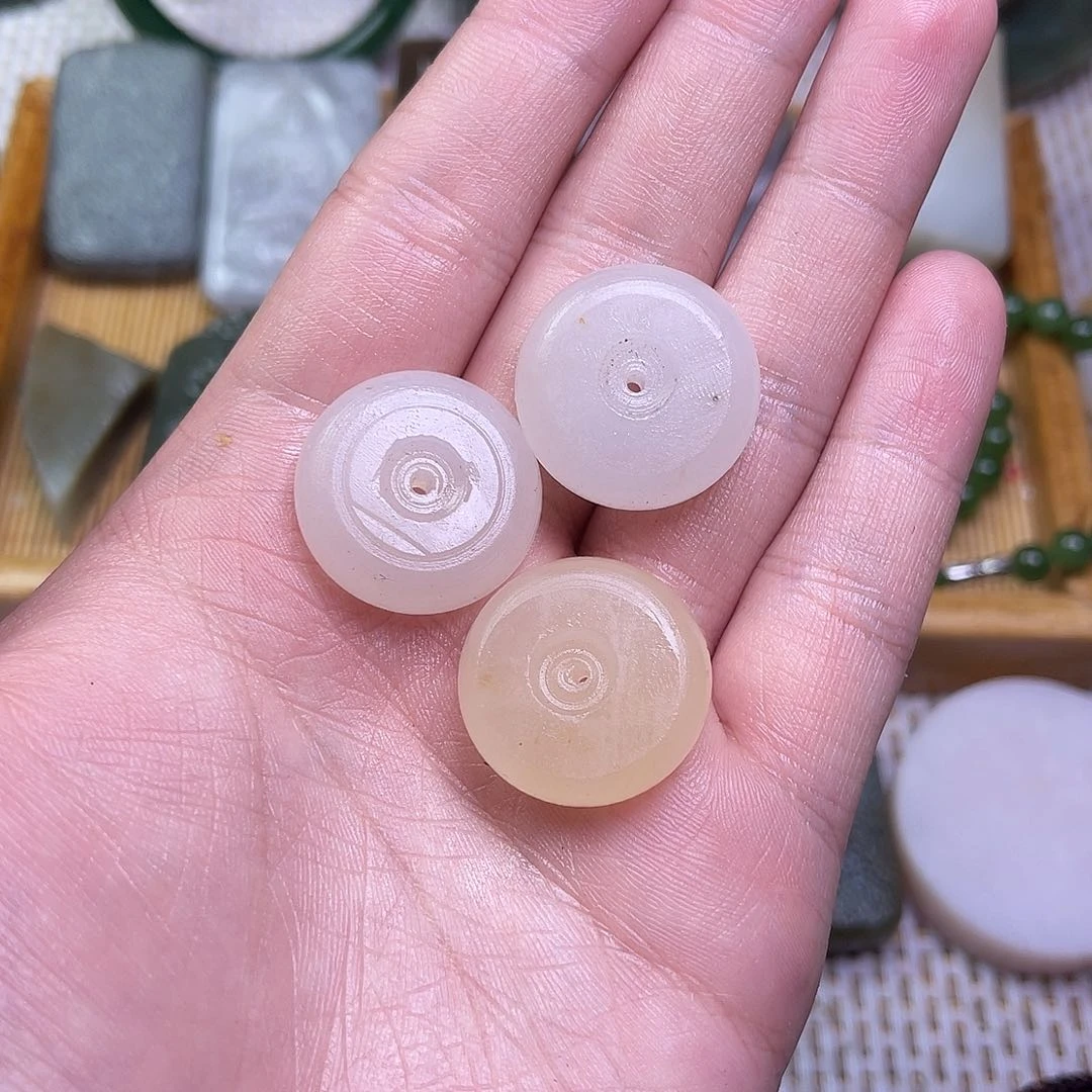 未镶嵌和田玉珠宝半成品多样性发货