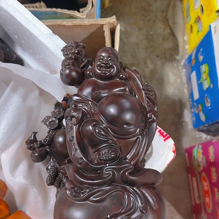 木黑檀木30葫芦如意弥勒佛