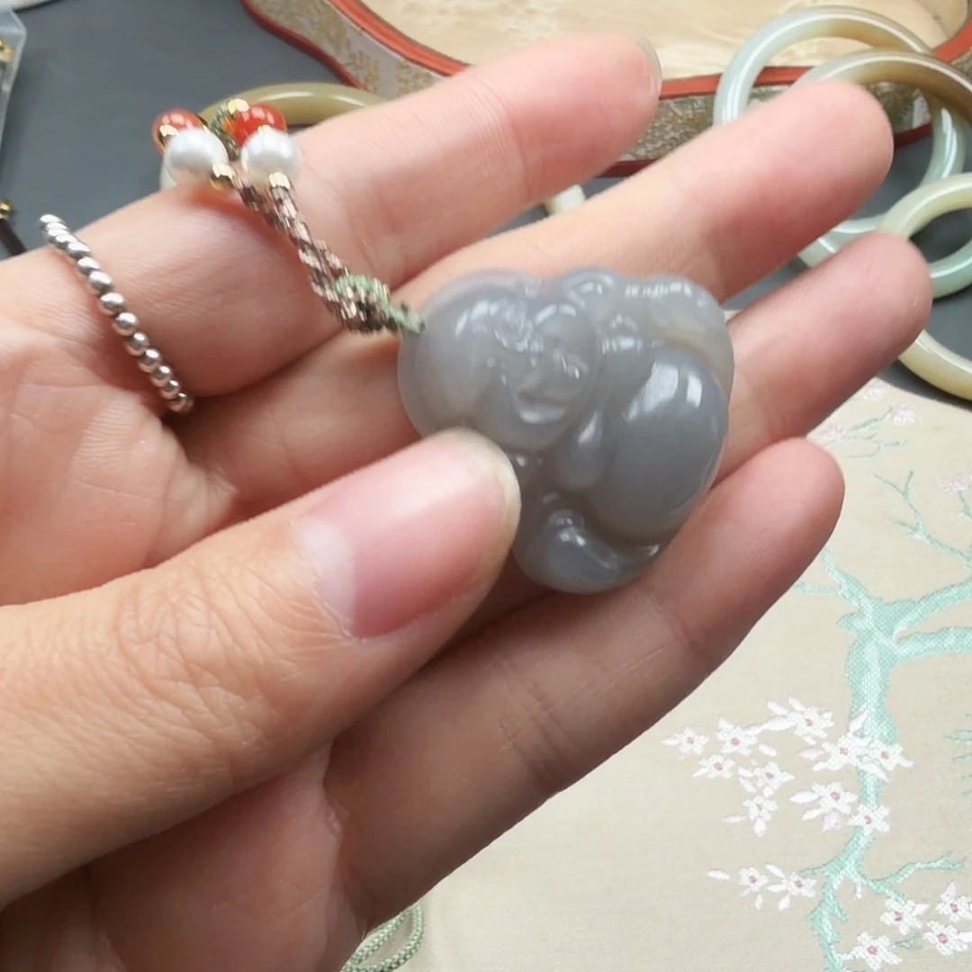 和田玉未镶嵌颈饰22