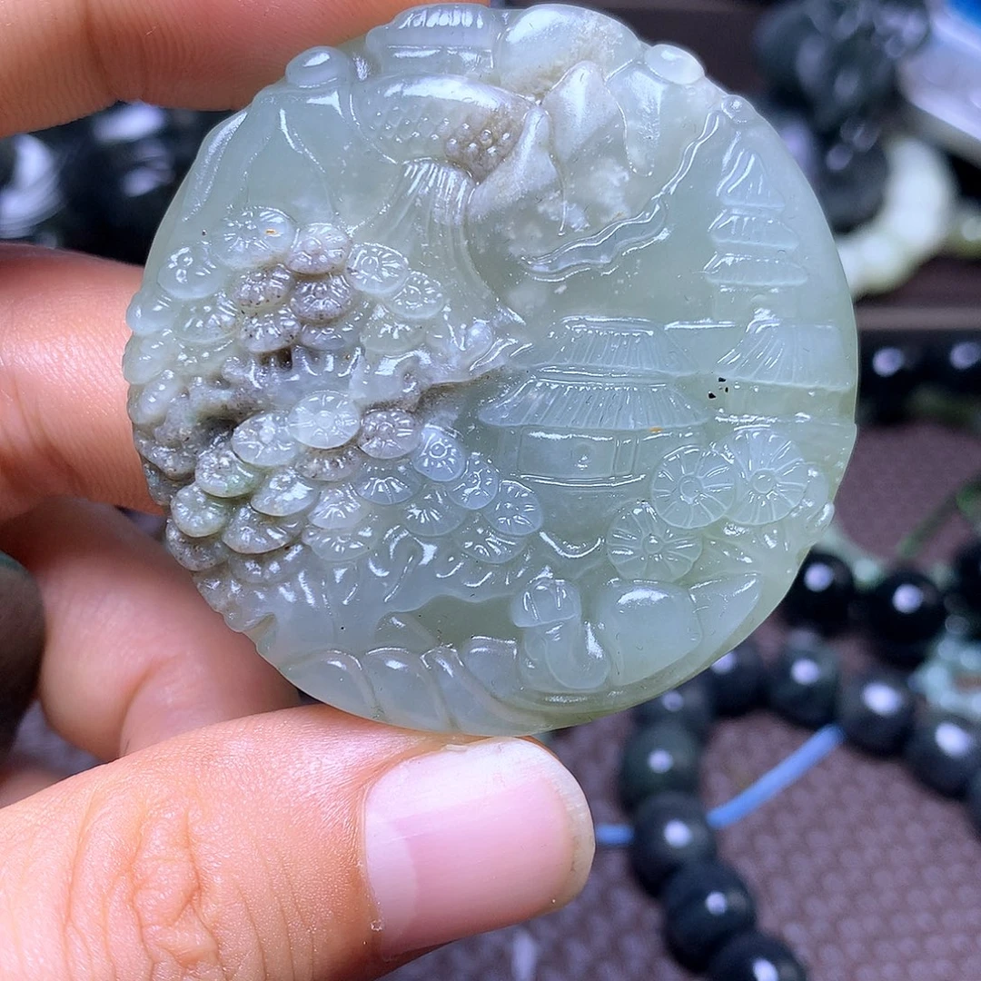 颈饰未镶嵌和田玉