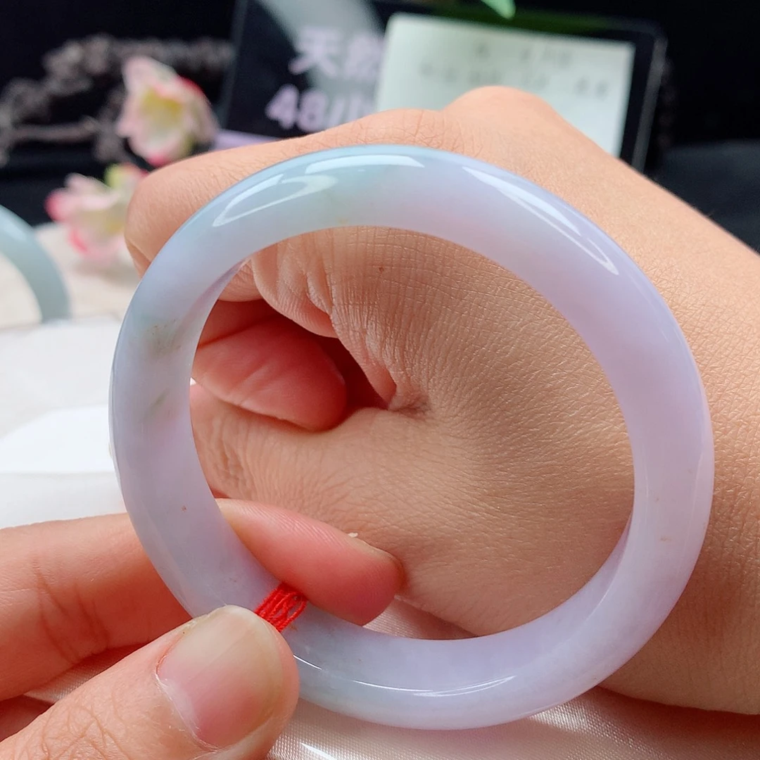 翡翠未镶嵌手镯正圈5