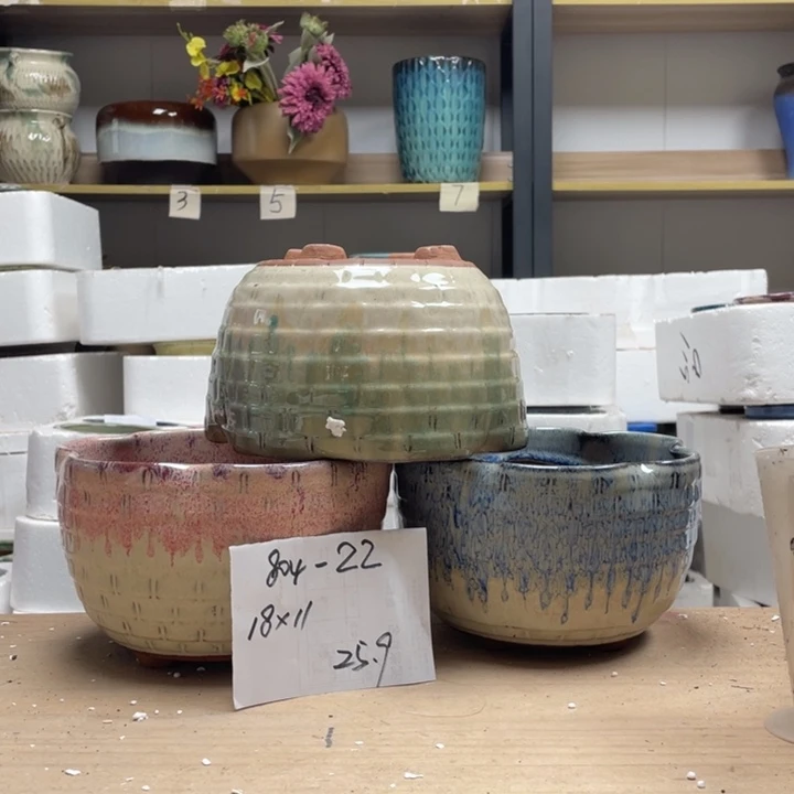 粗陶多肉花盆微瑕22