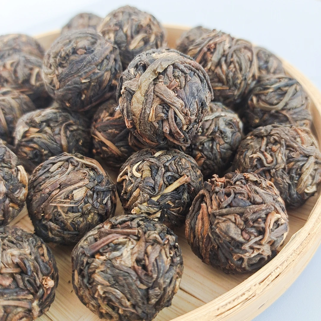 【新年福利】2021勐库小户赛手工捏制小龙珠普洱生茶