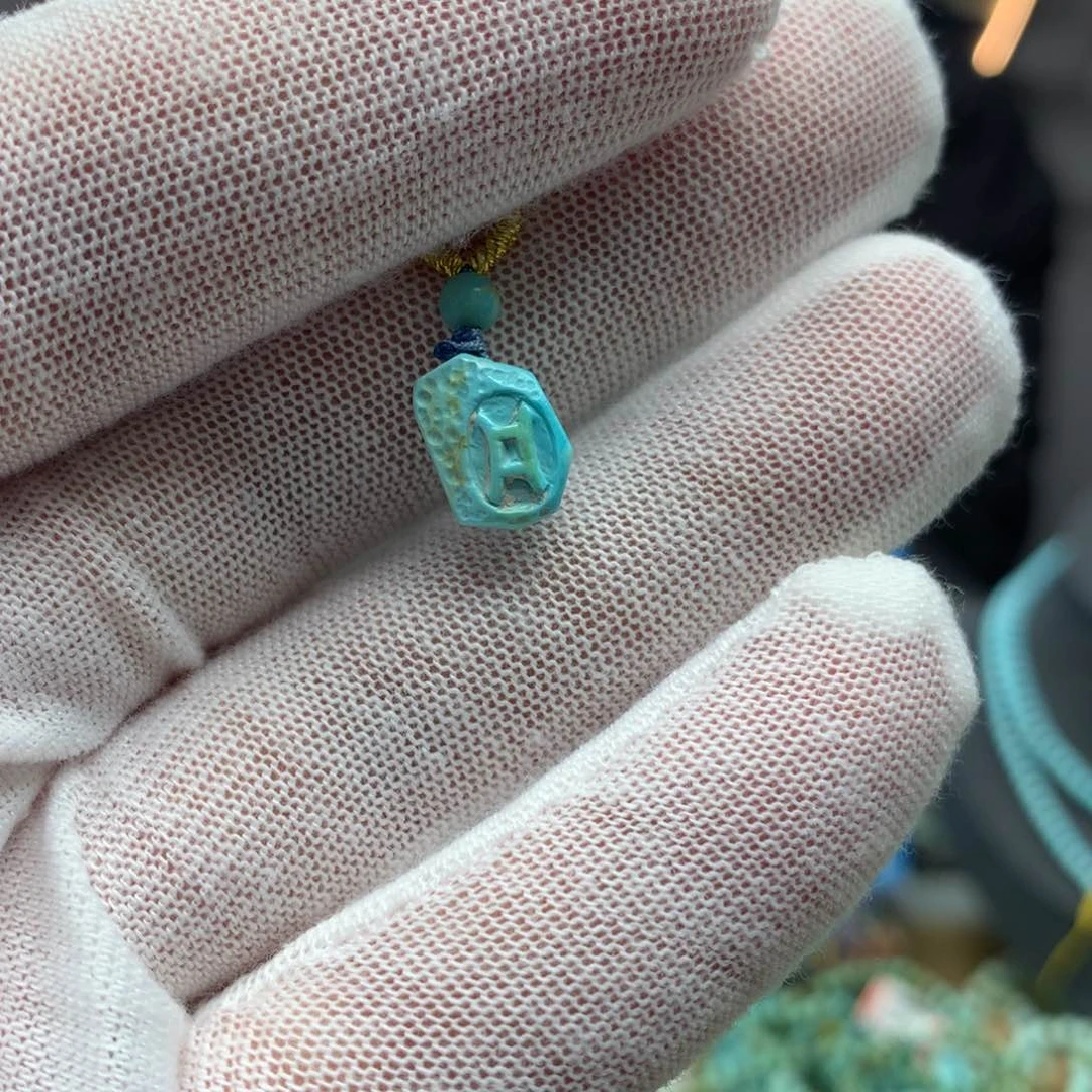 绿松石挂件未镶嵌