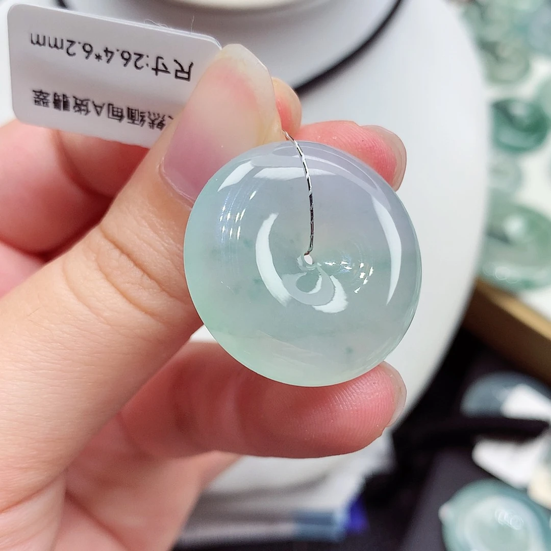 颈饰未镶嵌翡翠翡翠38，26.4/6.2