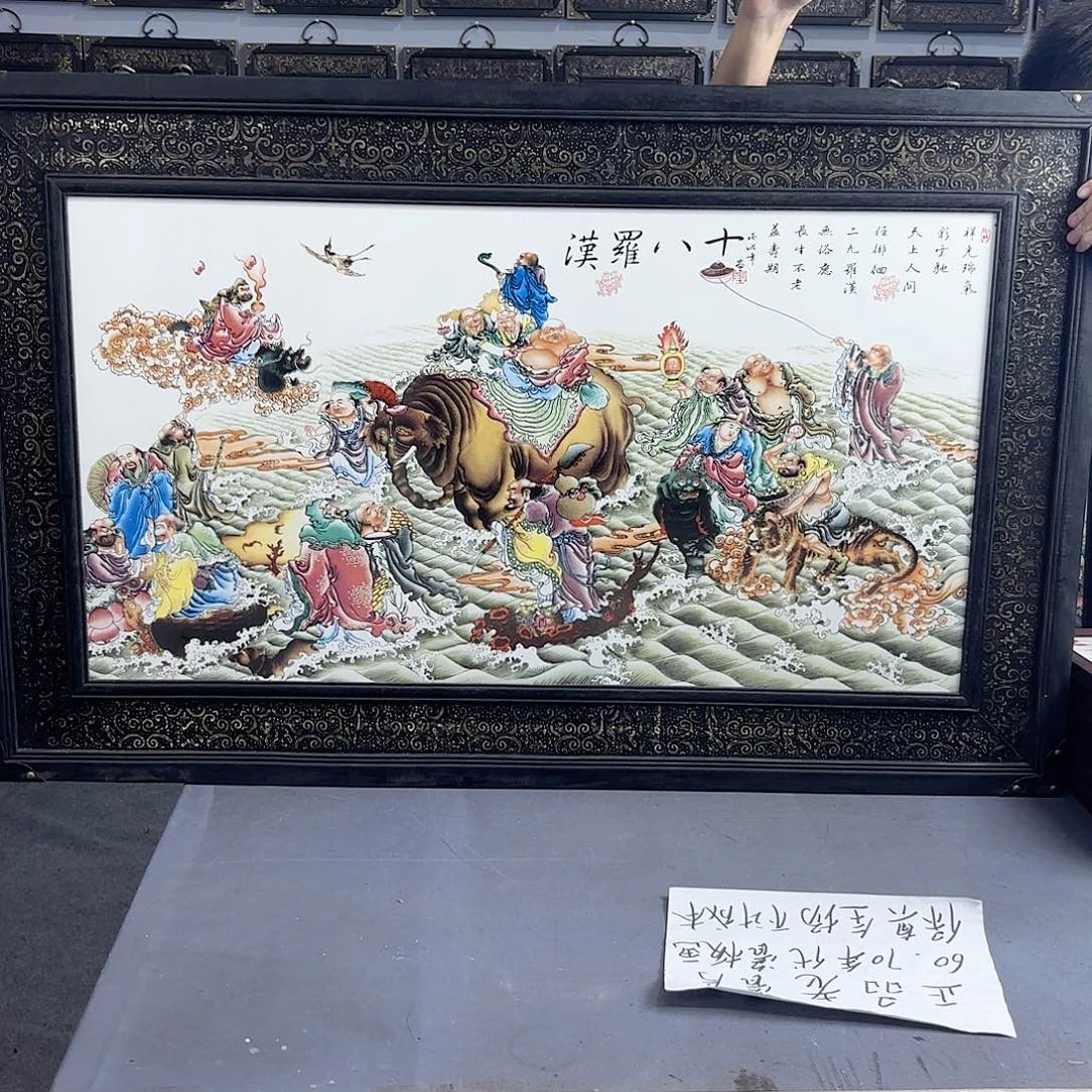 摆件景德镇陶瓷瓷板画