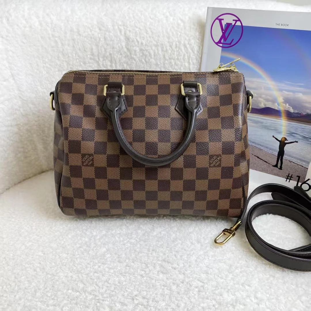 99新 LouisVuitton/路易威登 壹臻/棕棋speedy/12期免息 45253152