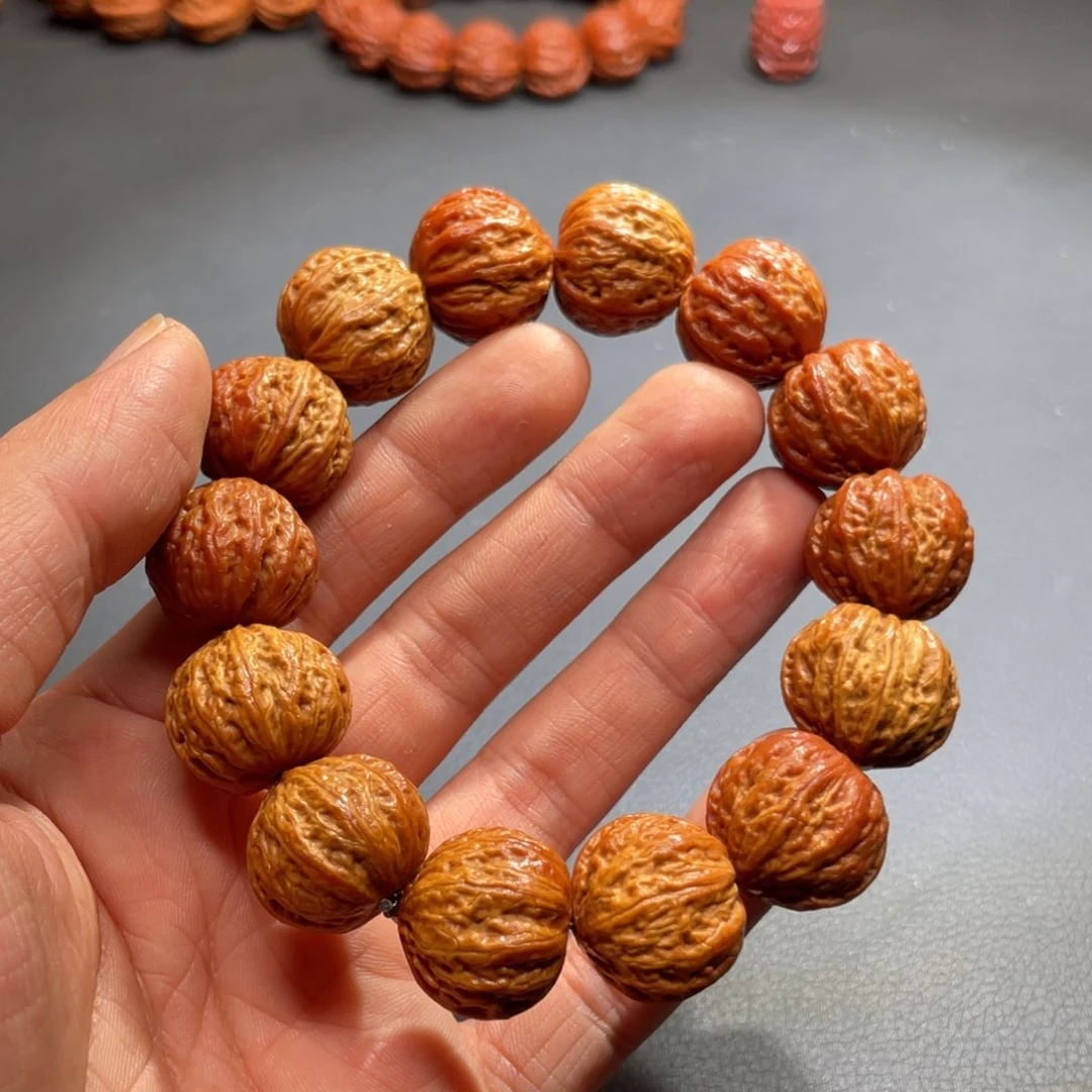 没***花文玩核桃手串核桃