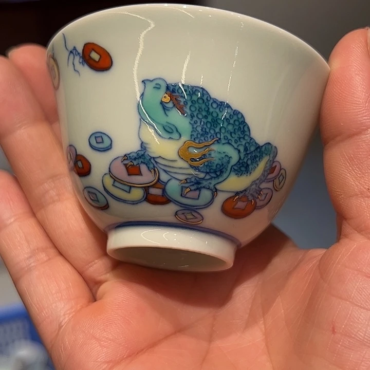 原矿老派斗彩描金