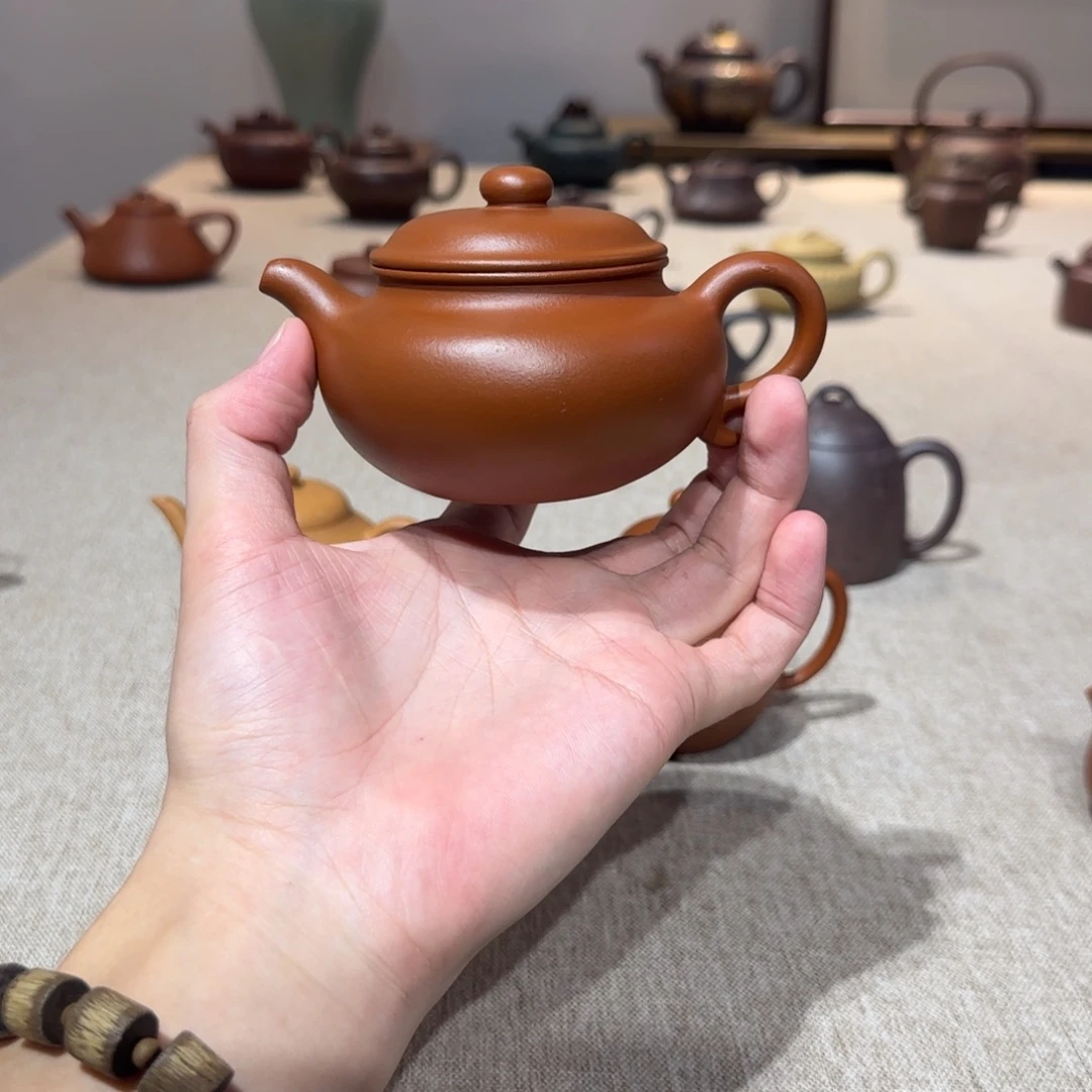 *****茶壶紫砂仿古 150cc 生砂生料朱泥