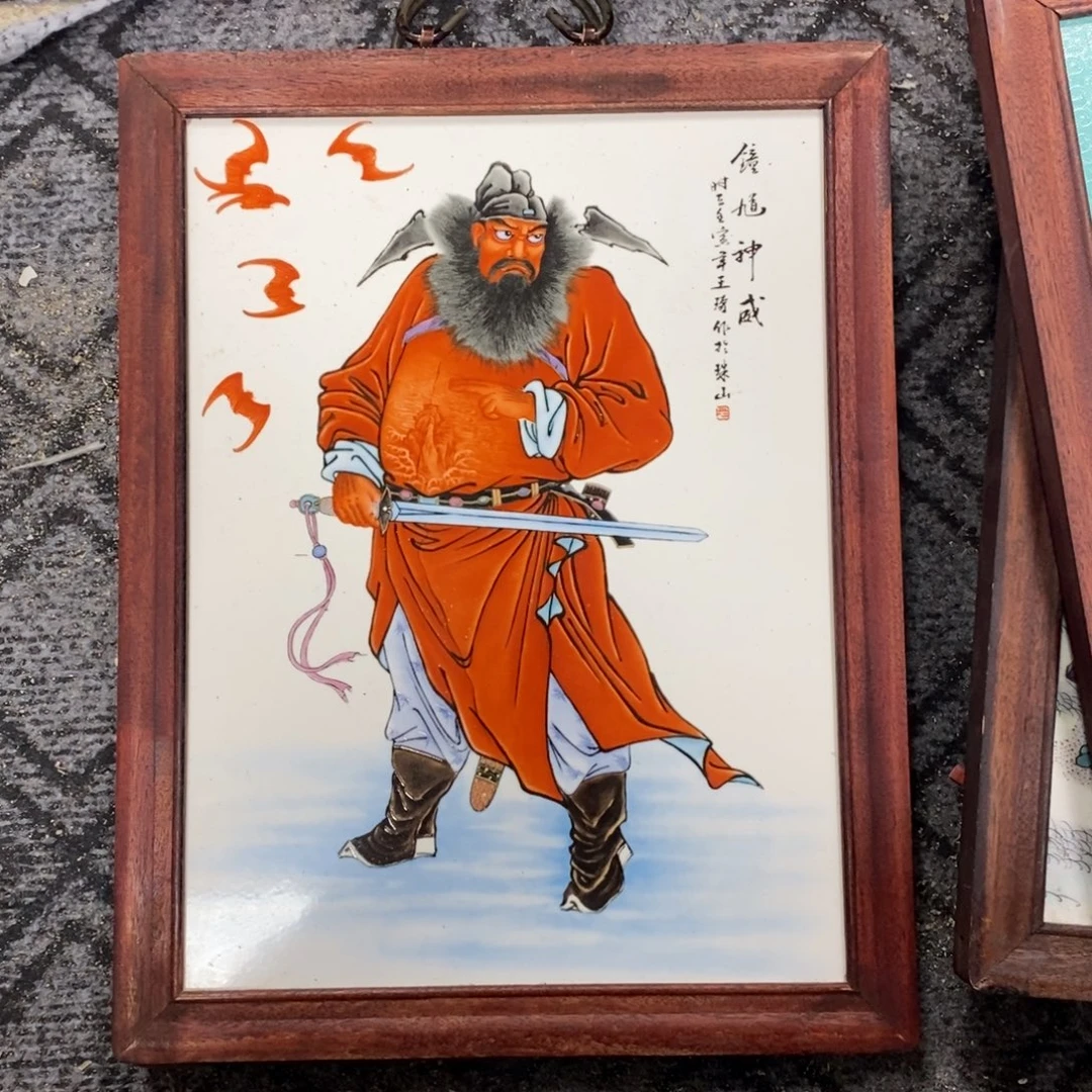 瓷37*28 景德镇瓷板画柴窑烧制