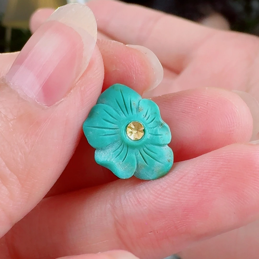 绿松石珠宝奇石未镶嵌