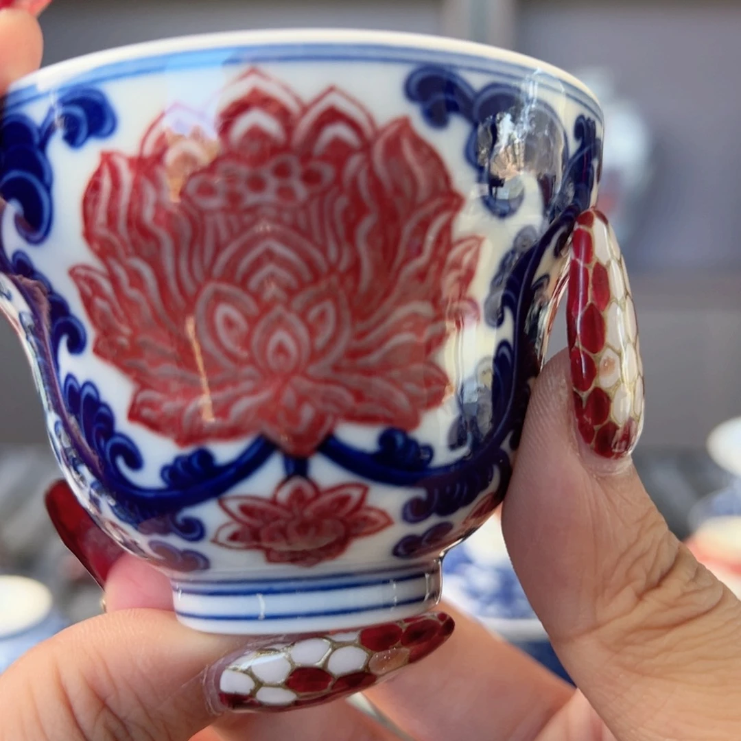 摆件景德镇毛仔柴窑主人杯