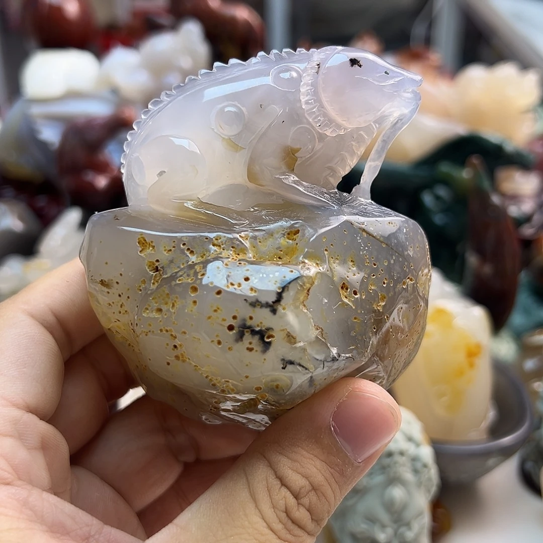 玛瑙/玉髓未镶嵌颈饰