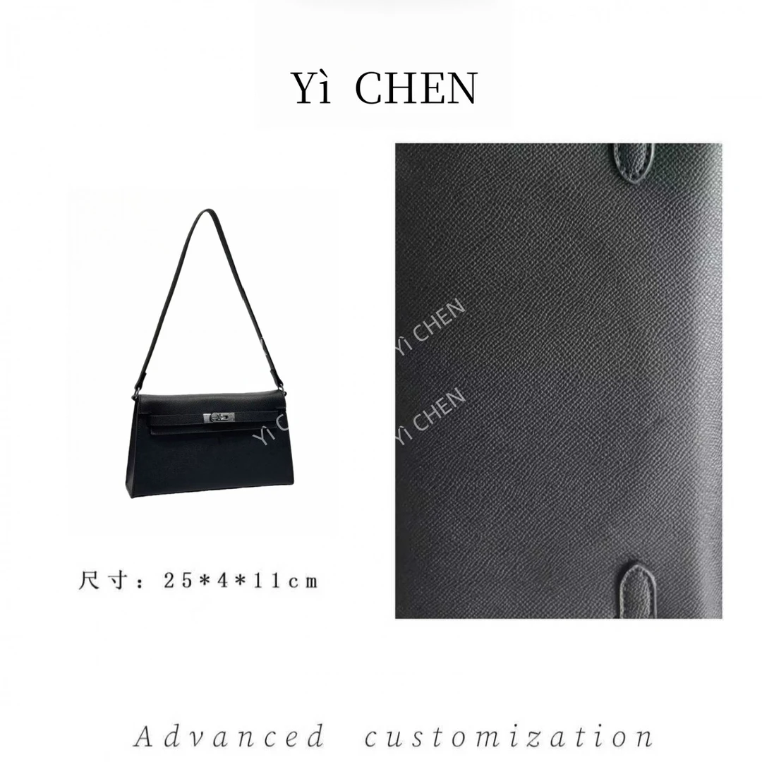 【Yì CHEN】XKY-2748-黑色简约时尚女士新款轻奢单肩斜跨包