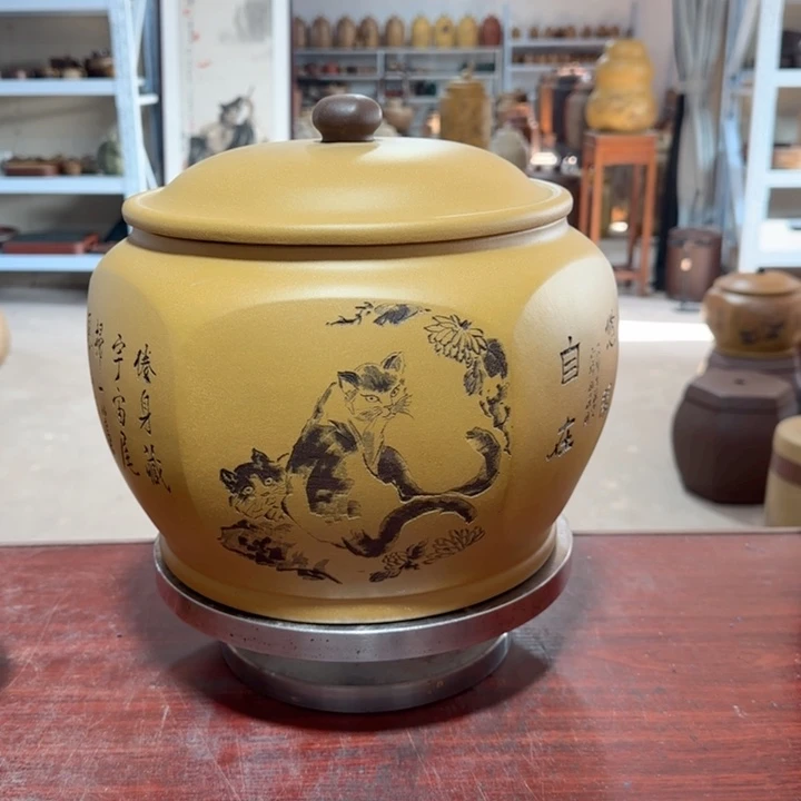 茶叶罐紫砂。。。。。。。。。。。。。