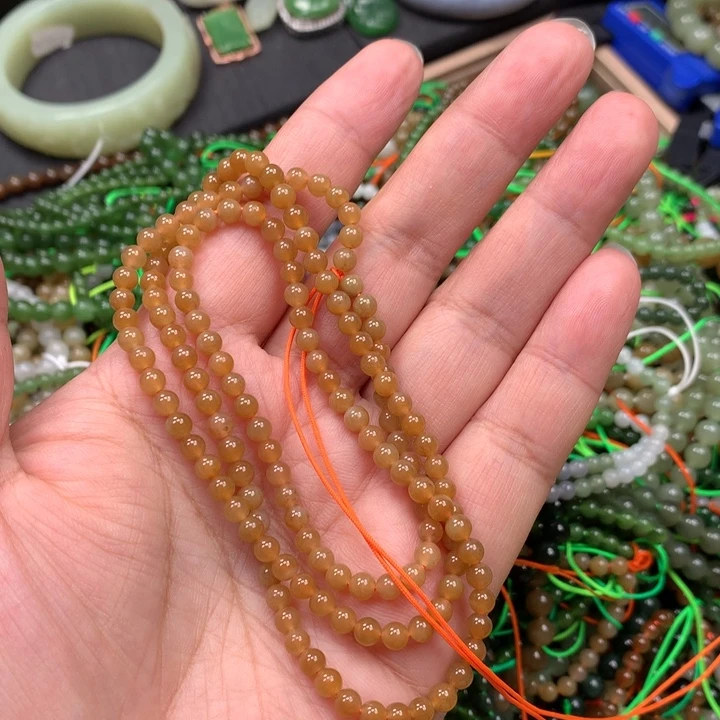 和田玉未镶嵌手链38