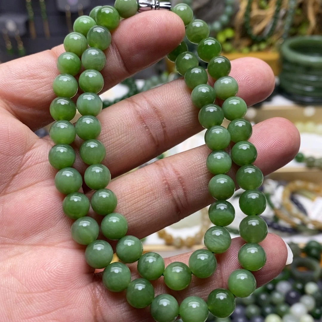 和田玉（碧玉）颈饰未镶嵌76