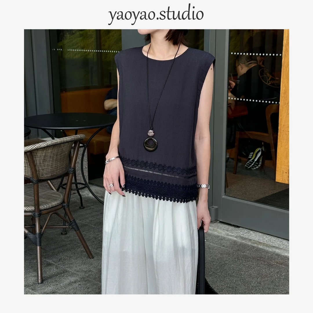 【瑶瑶】夏季新款上新时尚休闲百搭减龄背心YY12564
