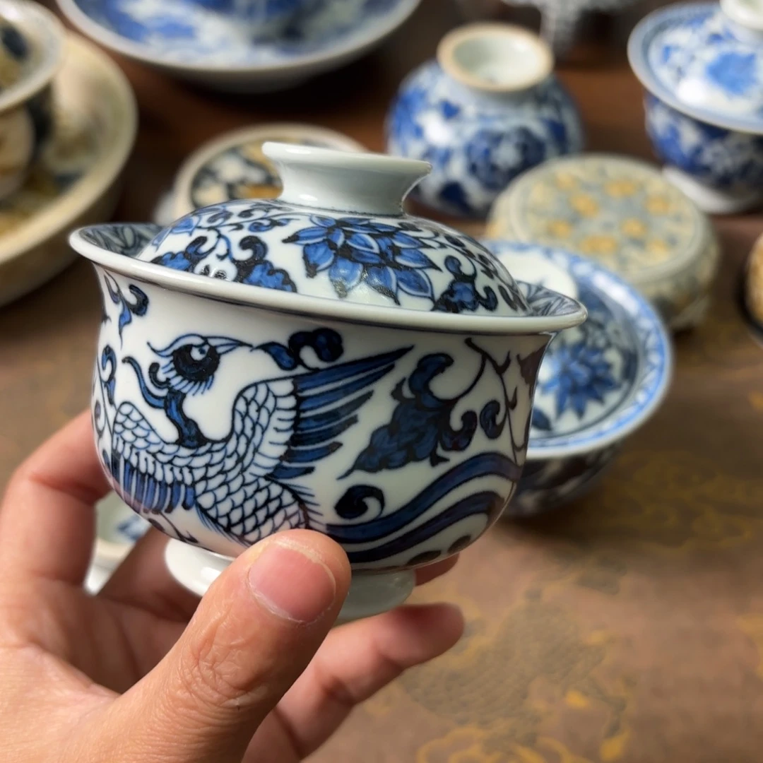 陶瓷摆件景德镇手绘茶器