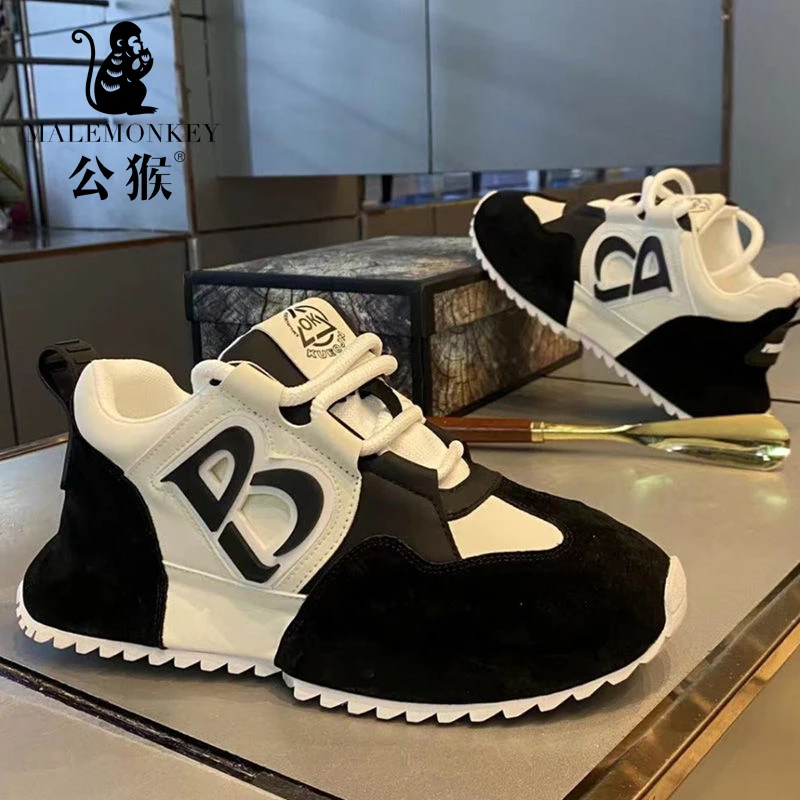 公猴官方正版男鞋韩版时尚防滑耐磨老爹鞋秋季百搭休闲鞋子-C8808