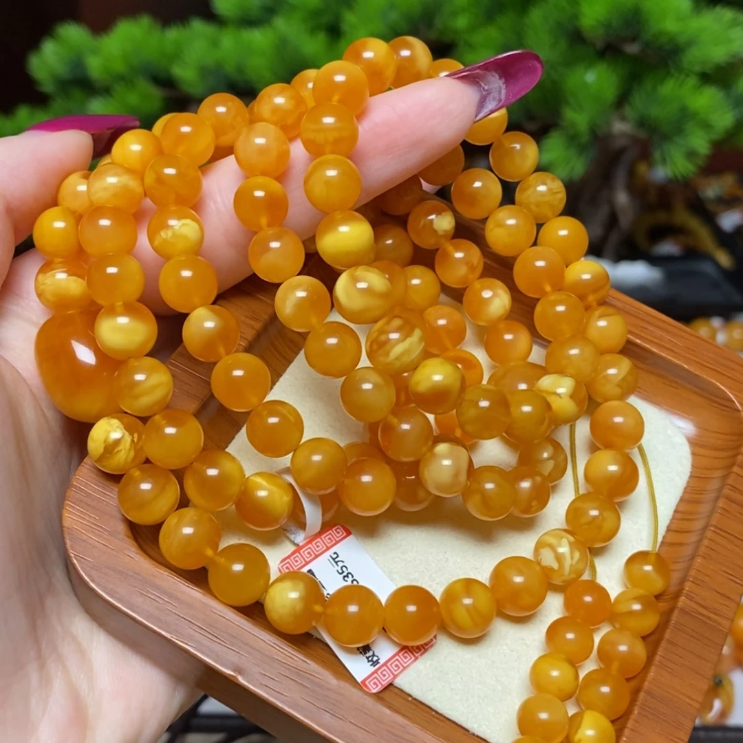 【闪购商品】蜜蜡颈饰未镶嵌项链