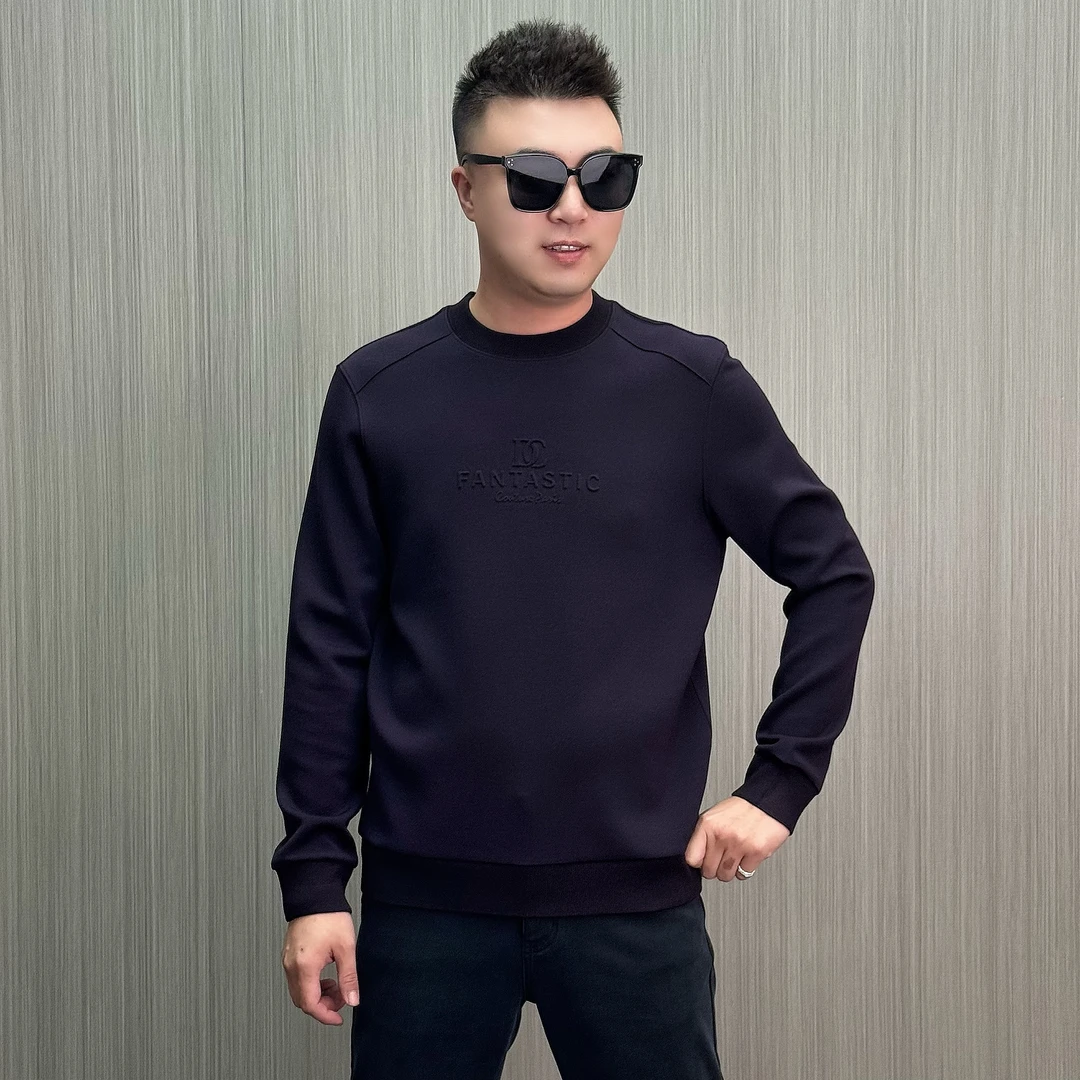 【68017】 休闲时尚 轻奢简约 百搭 圆领 男士长袖卫衣