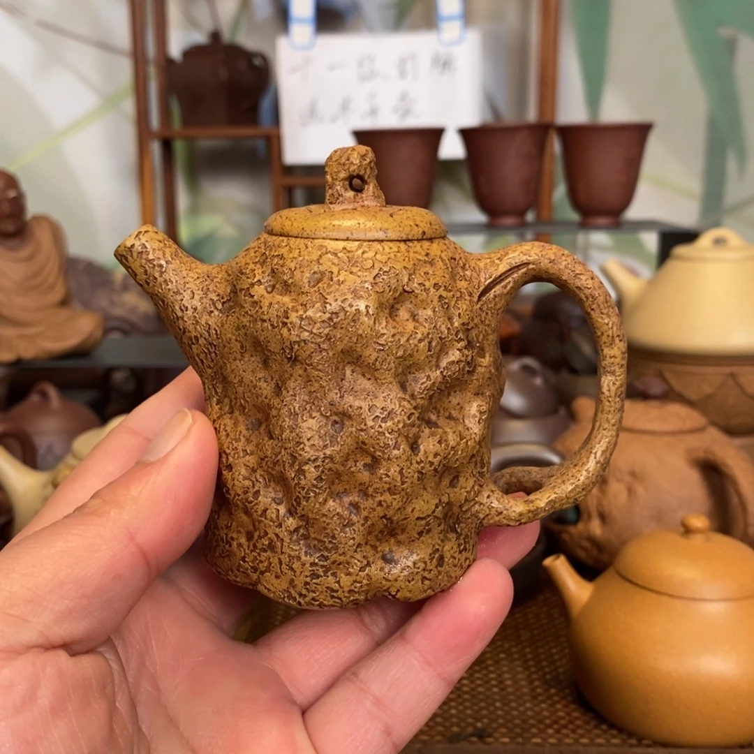 大***可茶杯紫砂柴烧窑变供春150cc