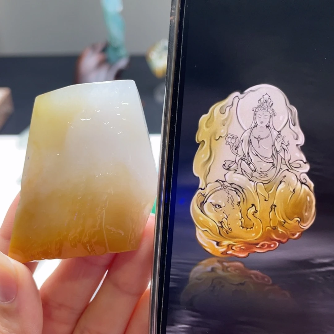 定制翡翠未镶嵌包工