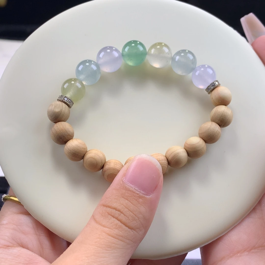 未镶嵌手串翡翠冰清玉洁