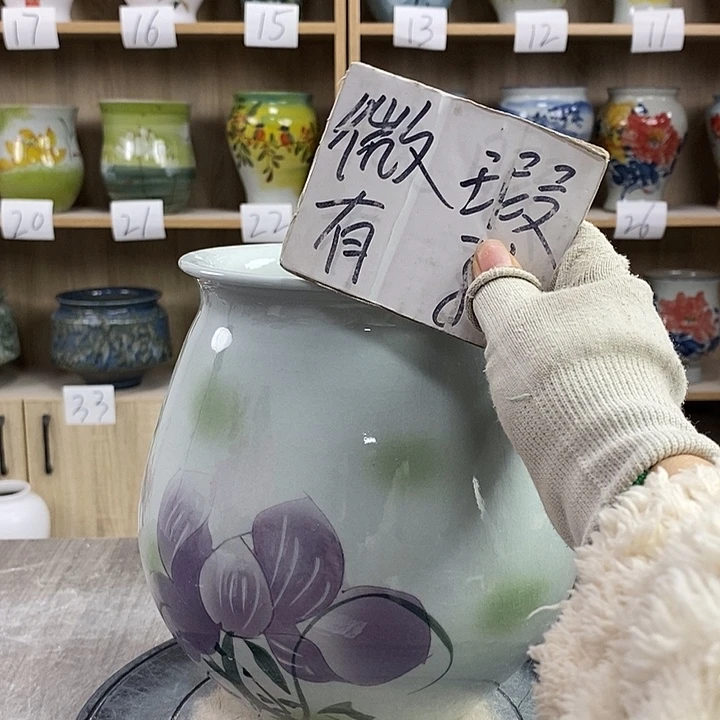 缸5xc景德镇陶瓷花盆