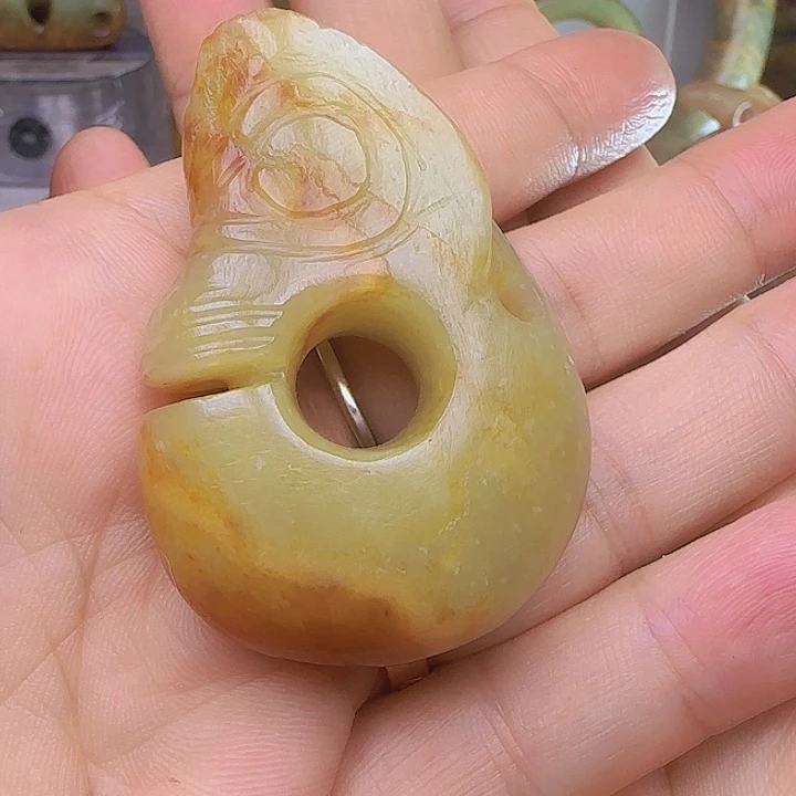 用***3和田玉未镶嵌吊坠(不含链)