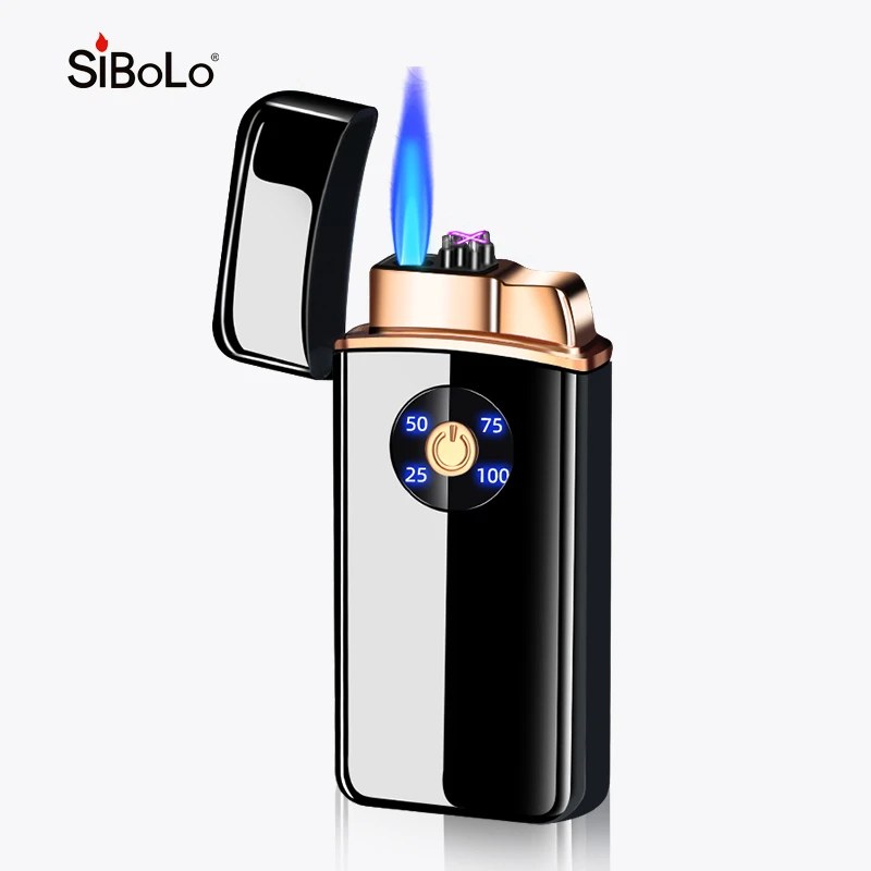 SiBoLo/仕保罗气电两用防风打火机送男朋友男士老公生日礼物定制