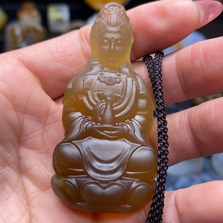 一***。玛瑙/玉髓未镶嵌吊坠(不含链)