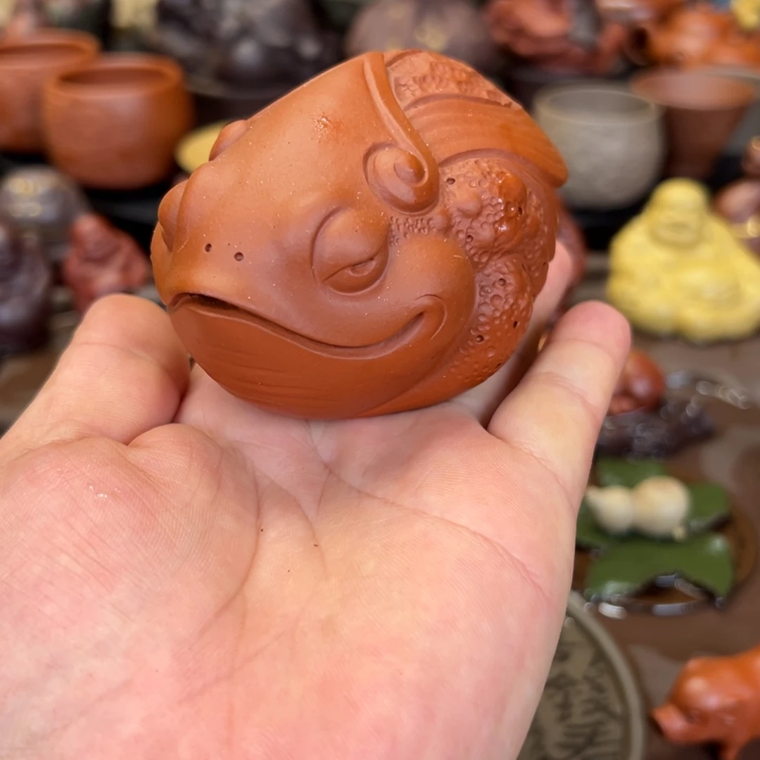 紫砂茶宠紫砂金蟾