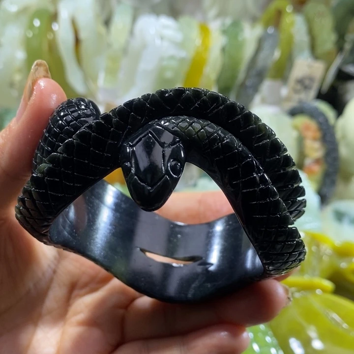 岫玉未镶嵌岫玉手镯无**游