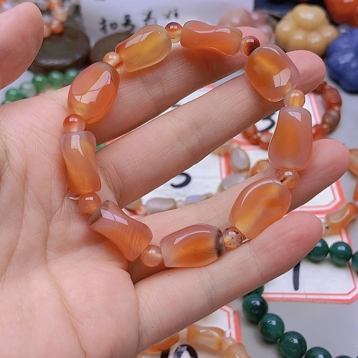 【闪购商品】未镶嵌玛瑙/玉髓珠宝半成品亮*贝