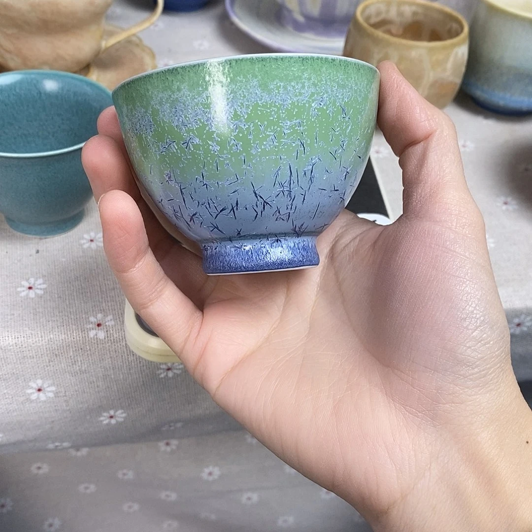 景德镇高温颜色釉杯25