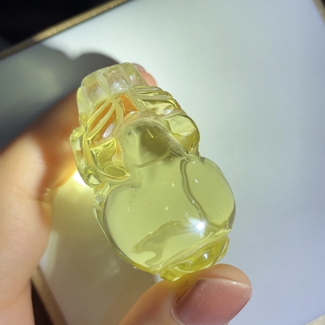 未镶嵌水晶珠宝半成品黄水晶貔貅