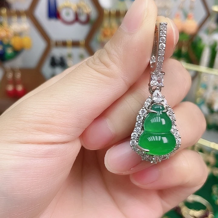 合金耳饰玛瑙/玉髓