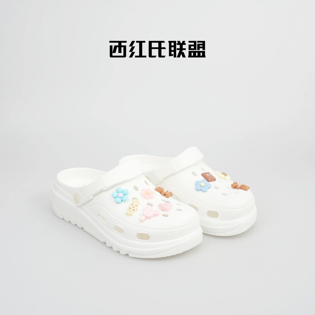 【西红氏联盟】 厚底云朵沙滩EVA透气时尚厚底洞洞鞋PB97859841M1S1